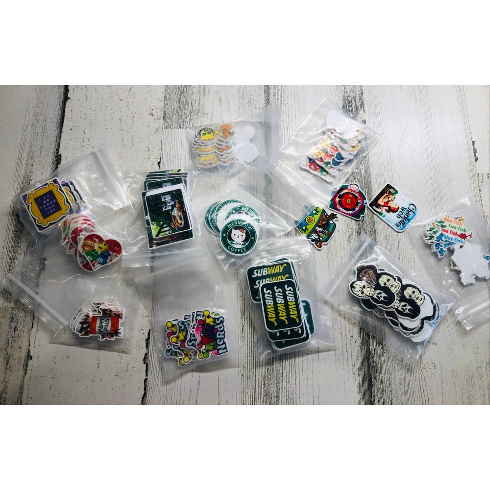 Lot of Acrylic Craft Bow Ribbon Centers